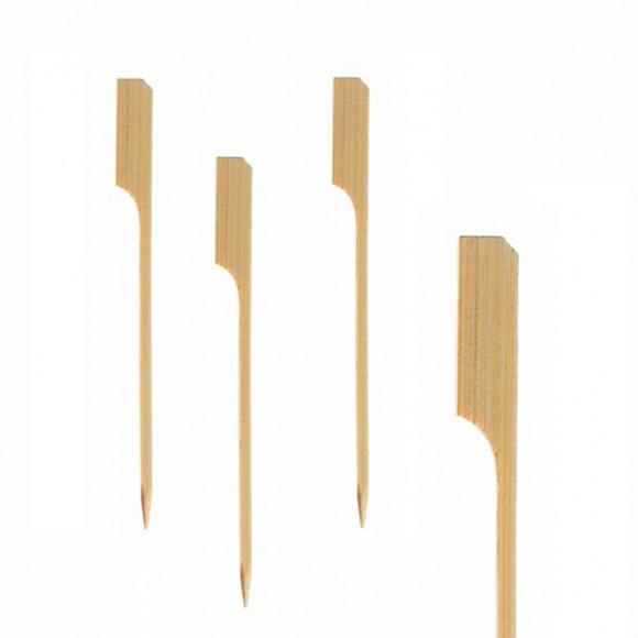 Пики для канапе бамбуковые Гольф 9 см 100 шт/упак   