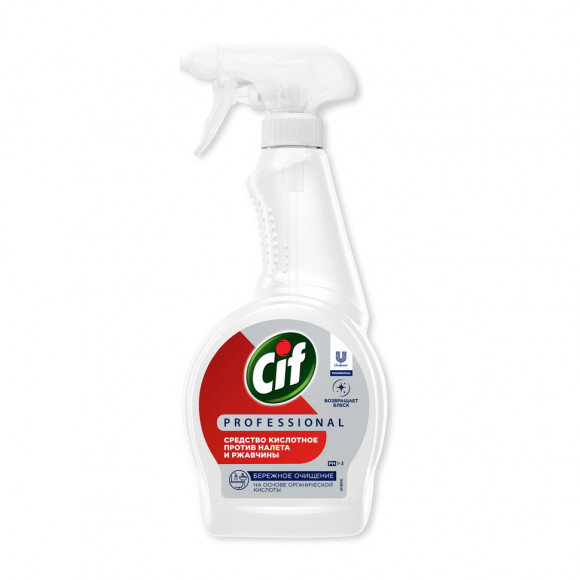 CIF Professional средство моющее кислотное против ржавчины и налёта, 500 мл 