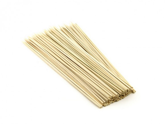 Палочки для шашлыка (шампур, стек) бамбук 25см (100шт/уп)   