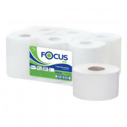 Туалетная бумага Focus Eco Jumbo 1-слойная, 200 метров, 5050784 Туалетная бумага Focus Eco Jumbo 1-слойная, 200 метров, 5050784