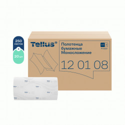 Полотенца листовые ТОРК/Tellus Комфорт V(ZZ)-сложения, 1-слойные, 250 листов (120108) Полотенца листовые ТОРК/Tellus Комфорт V(ZZ)-сложения, 1-слойные, 250 листов (120108)